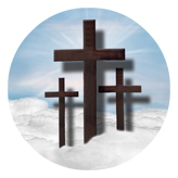 DAROUND 106 BL Three Crosses (Clouds) Blue